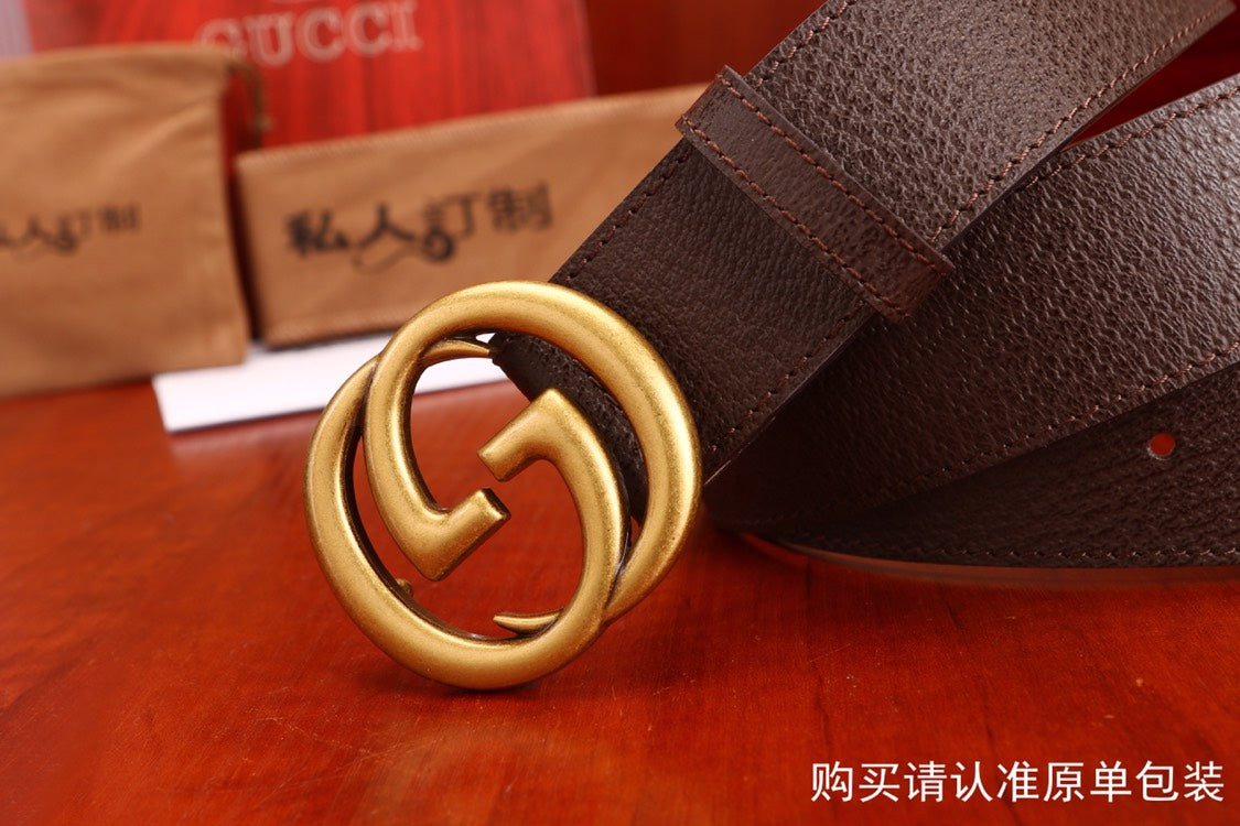 古G家-皮帶-3.8cm-男款