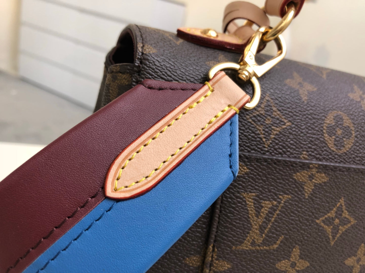 M42735 路L家-Monogram 秋冬新款 Cluny手袋 藍色