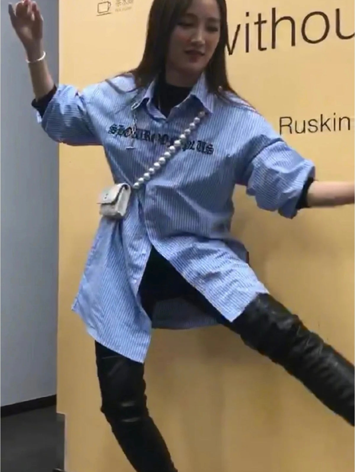 Chanel 珍珠鏈條小包