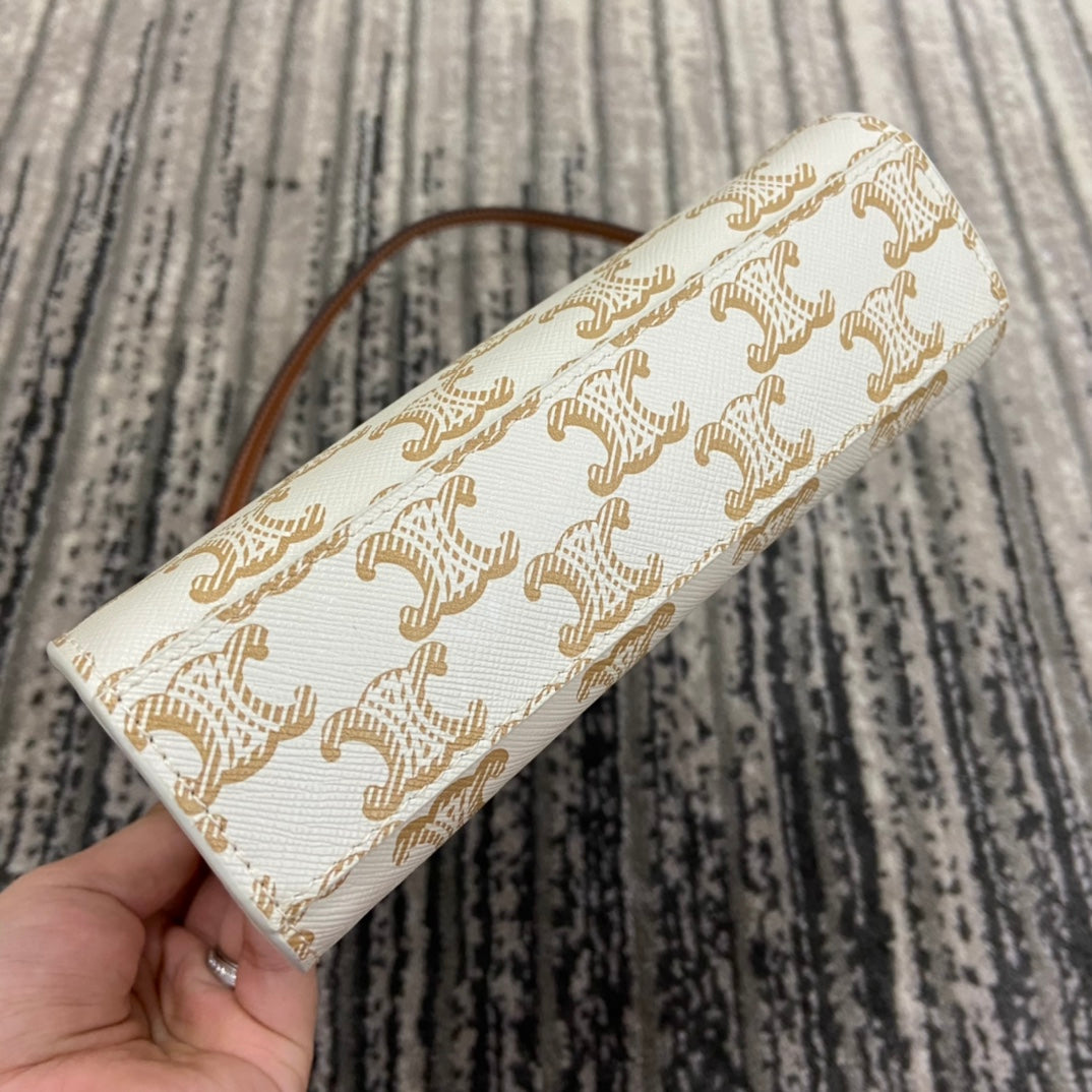 熱銷款 賽C家-Celine Mini Cabas 棕色老花