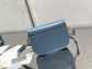 Dior Bobby-中號22cm-復古藍牛皮