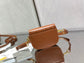 Dior Bobby-小號18cm-棕色牛皮