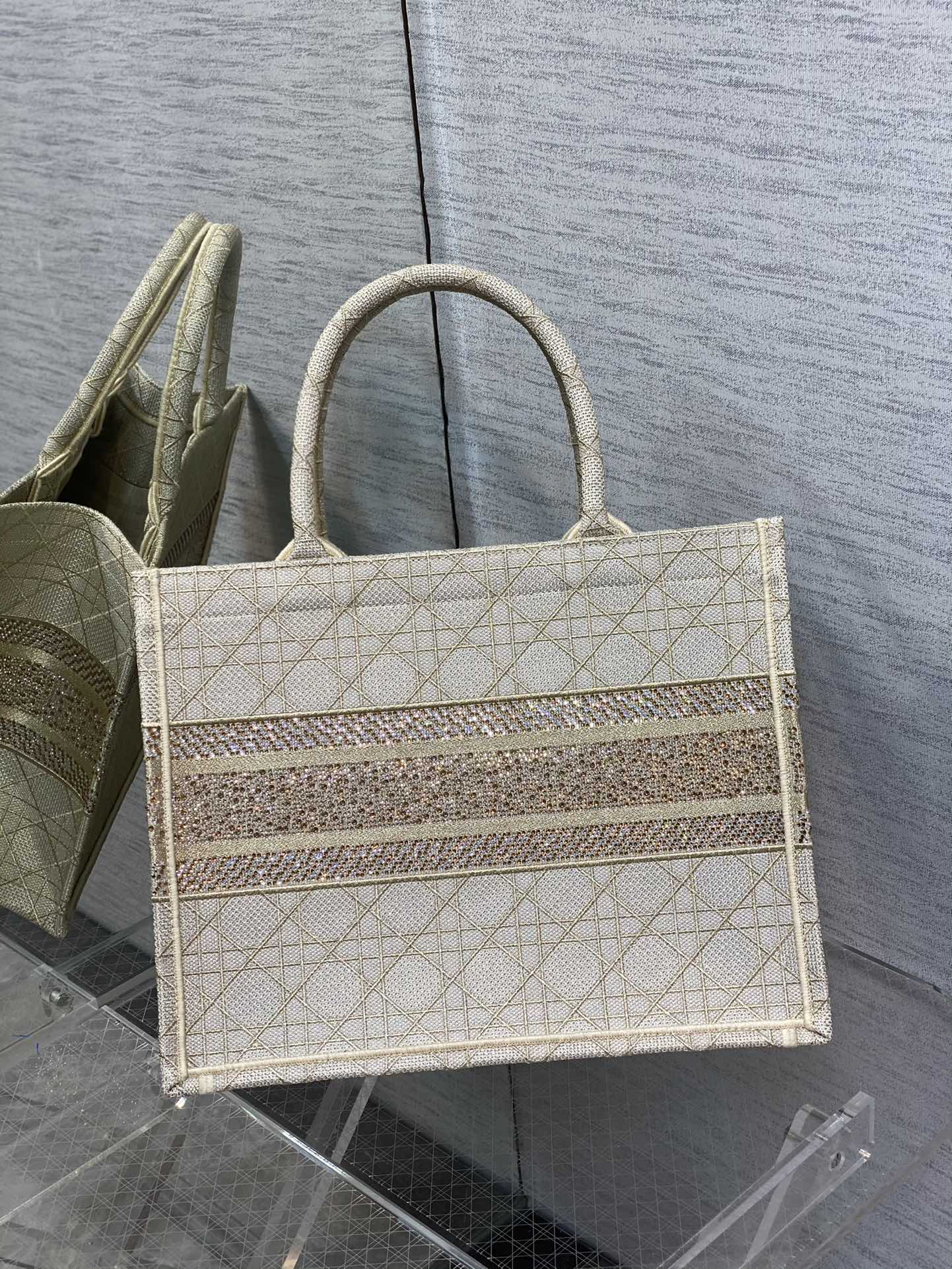 迪D家 Book Tote-中號36.5cm-刺繡