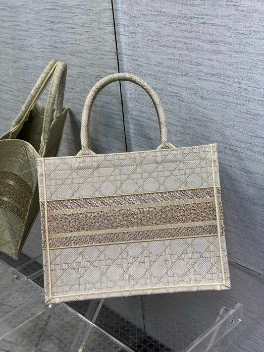 迪D家 Book Tote-中號36.5cm-刺繡