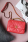 Chanel 19Bag-小號珊瑚紅