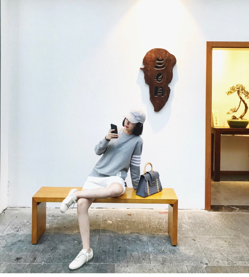 戈G家-Saigon 西貢包 灰色 上身圖