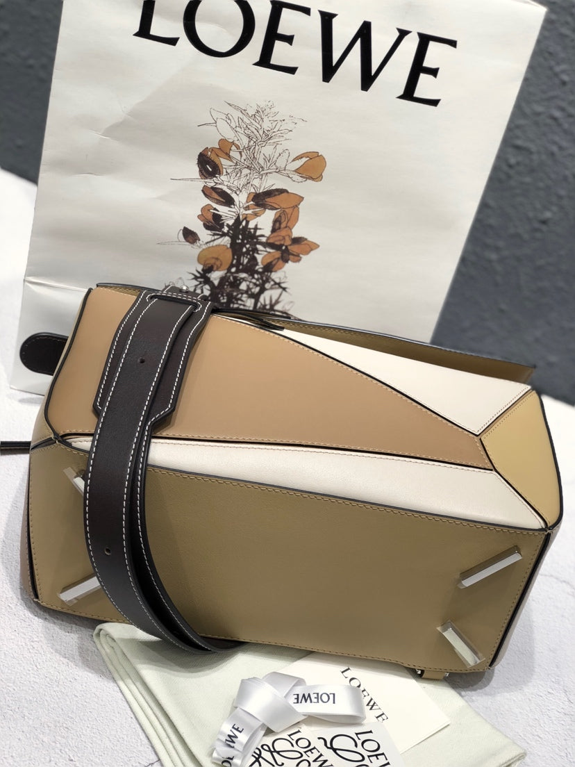 羅L威-2019全新 Puzzle bag 小牛皮 中號