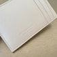 B編織-小格子 卡包 小羊皮 11.5x7.5cm 白色