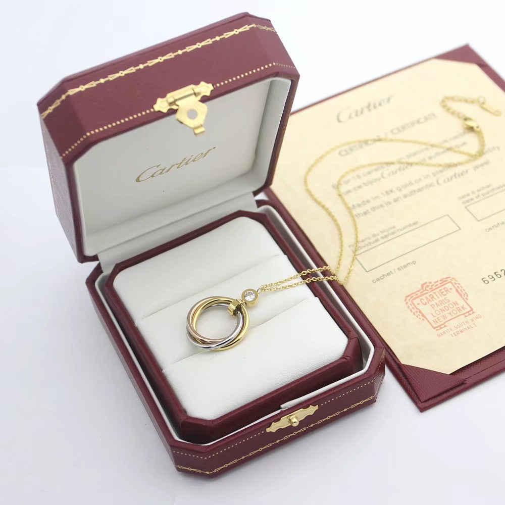 Cartier 三環項鍊