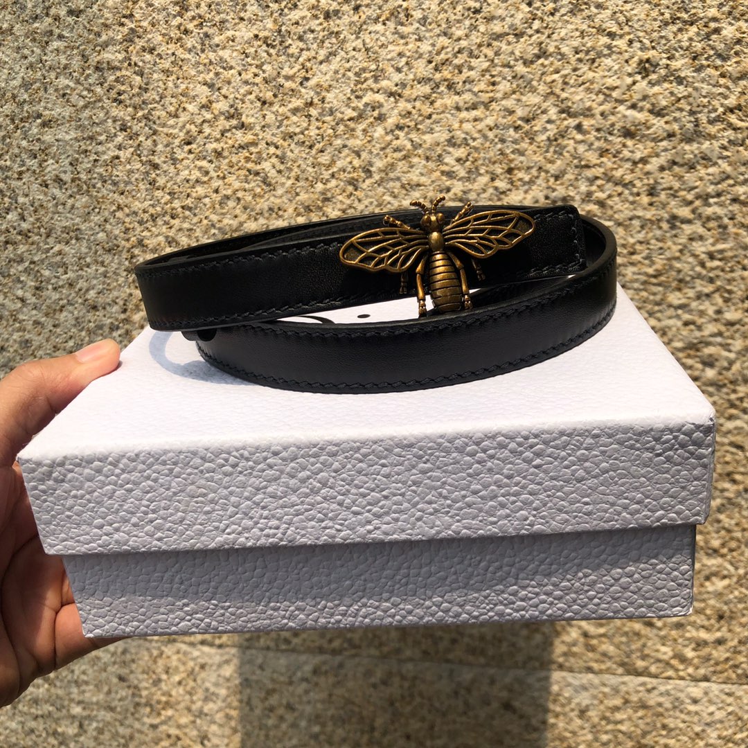 迪D家-黑色皮帶-2.0cm
