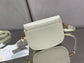 Dior Bobby-中號22cm-白色牛皮