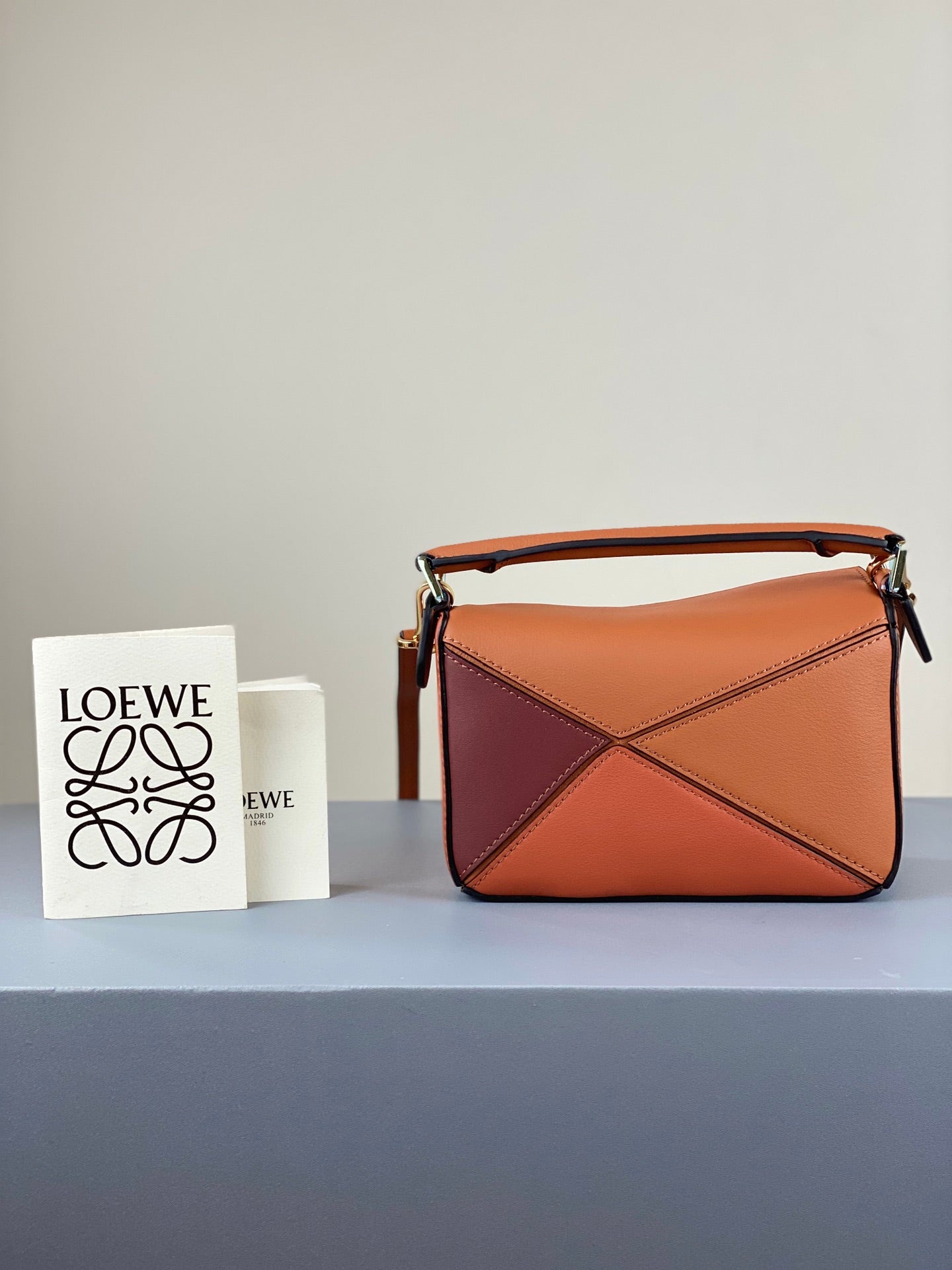 羅L威-Puzzle bag mini 小牛皮