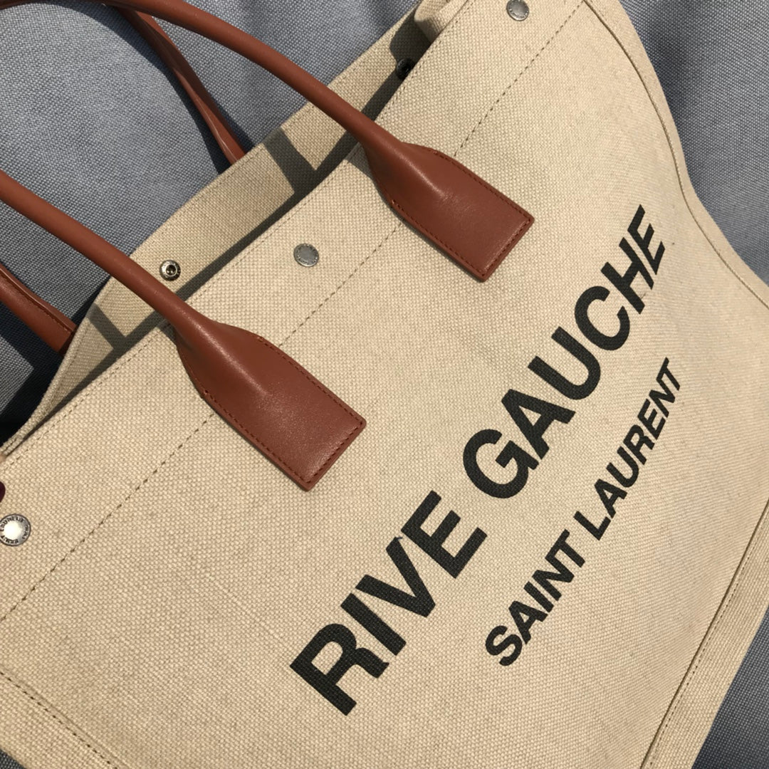 聖Y羅-Rive Gauche Tote Bag 左岸購物袋 棕色