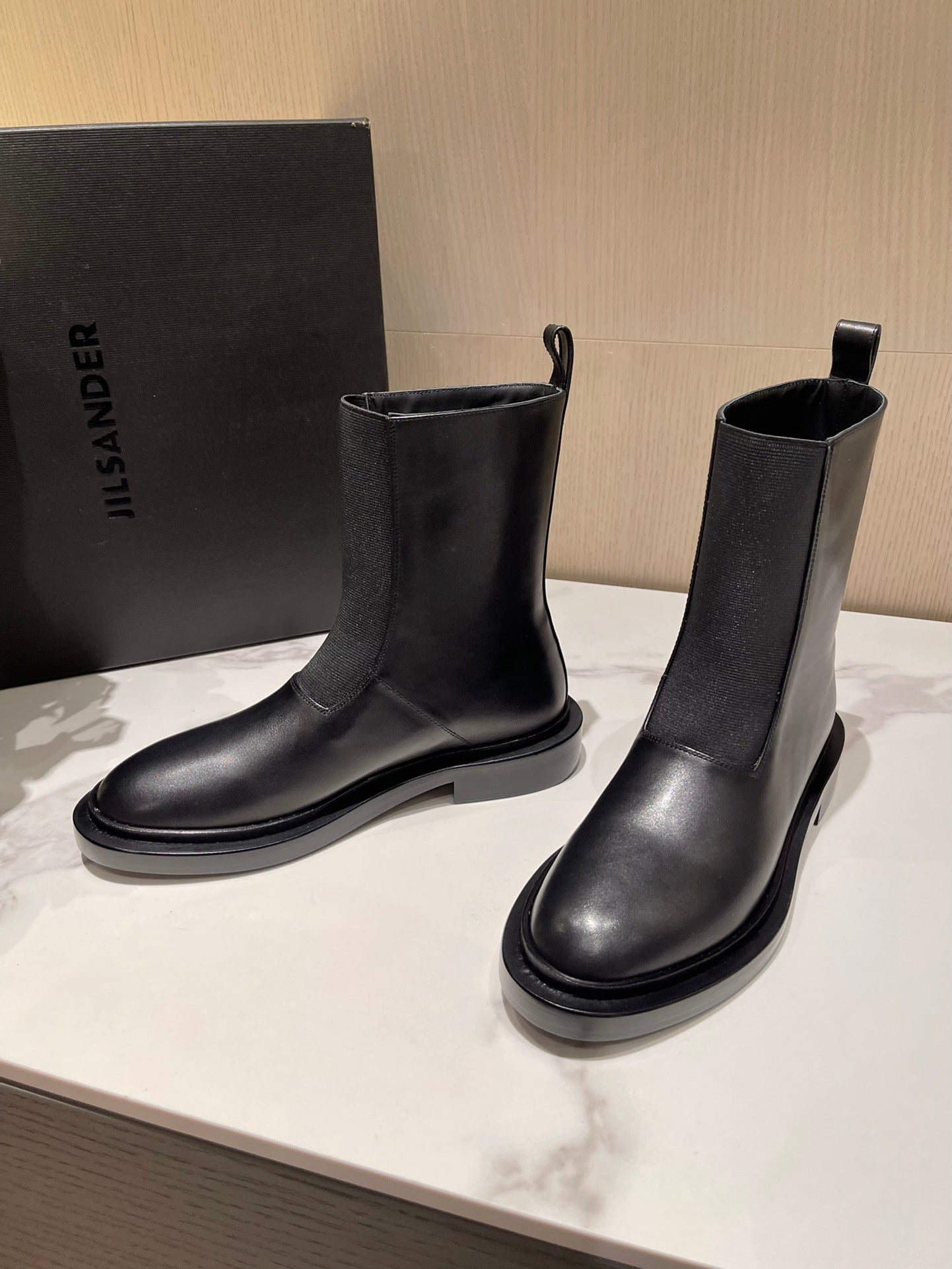 Jil sander-2022新款 切爾西短靴