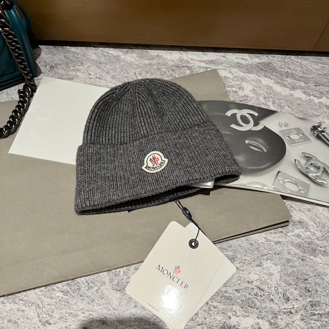 Moncler-多色針織毛帽
