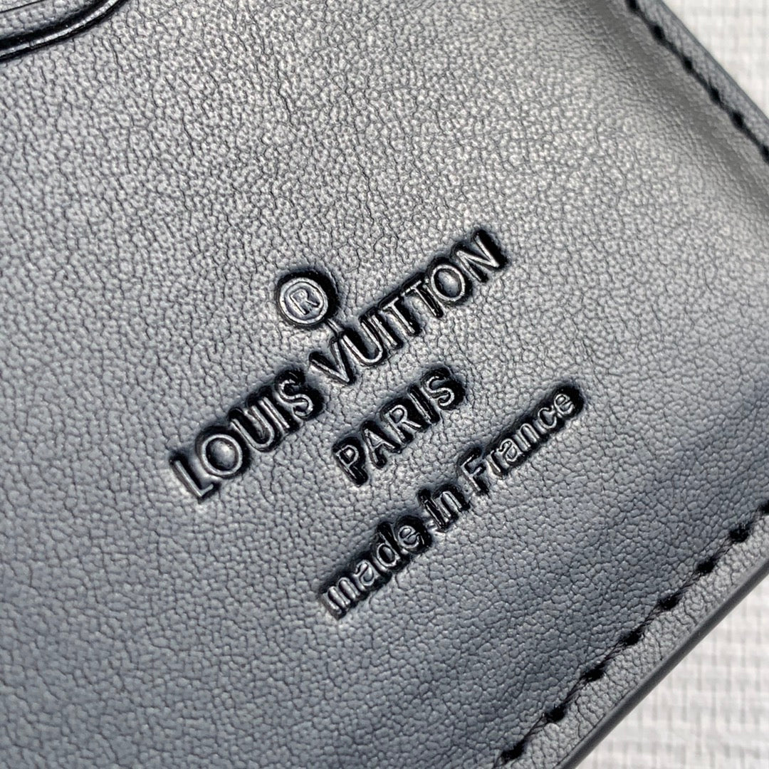 LV M69979 Aerogram  全皮荔枝紋口袋短夾