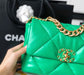 Chanel 19Bag-小號青草綠