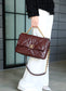 Chanel 19Bag-中號深棗紅