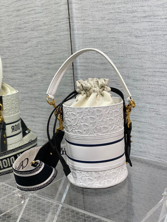 Dior-2022春夏Vibe系列 壓花水桶包