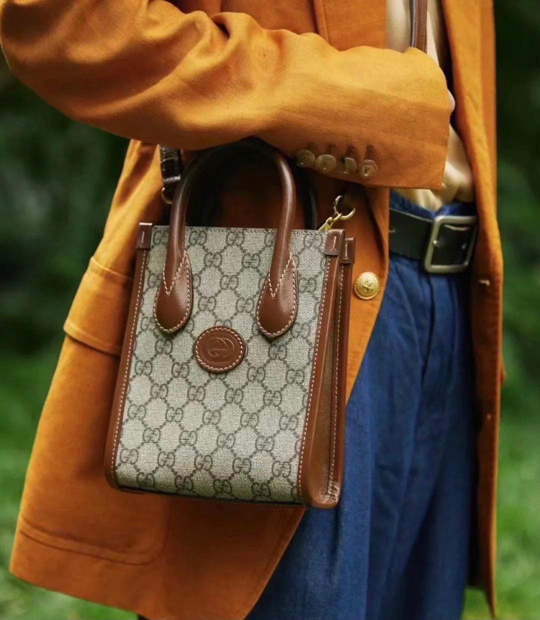 古G家-Retro mini tote 16*20*7cm