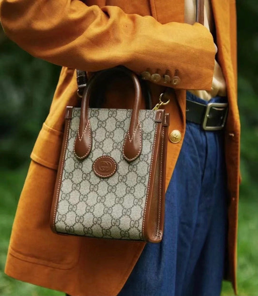 古G家-Retro mini tote 16*20*7cm