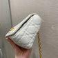 Dior Caro 小號20cm-白色小牛皮