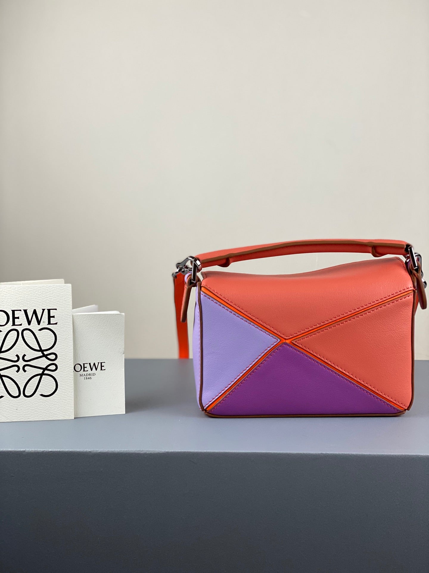 羅L威-Puzzle bag mini 小牛皮