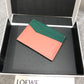 Loewe Plain Card Holder 多色拼接皮革卡包