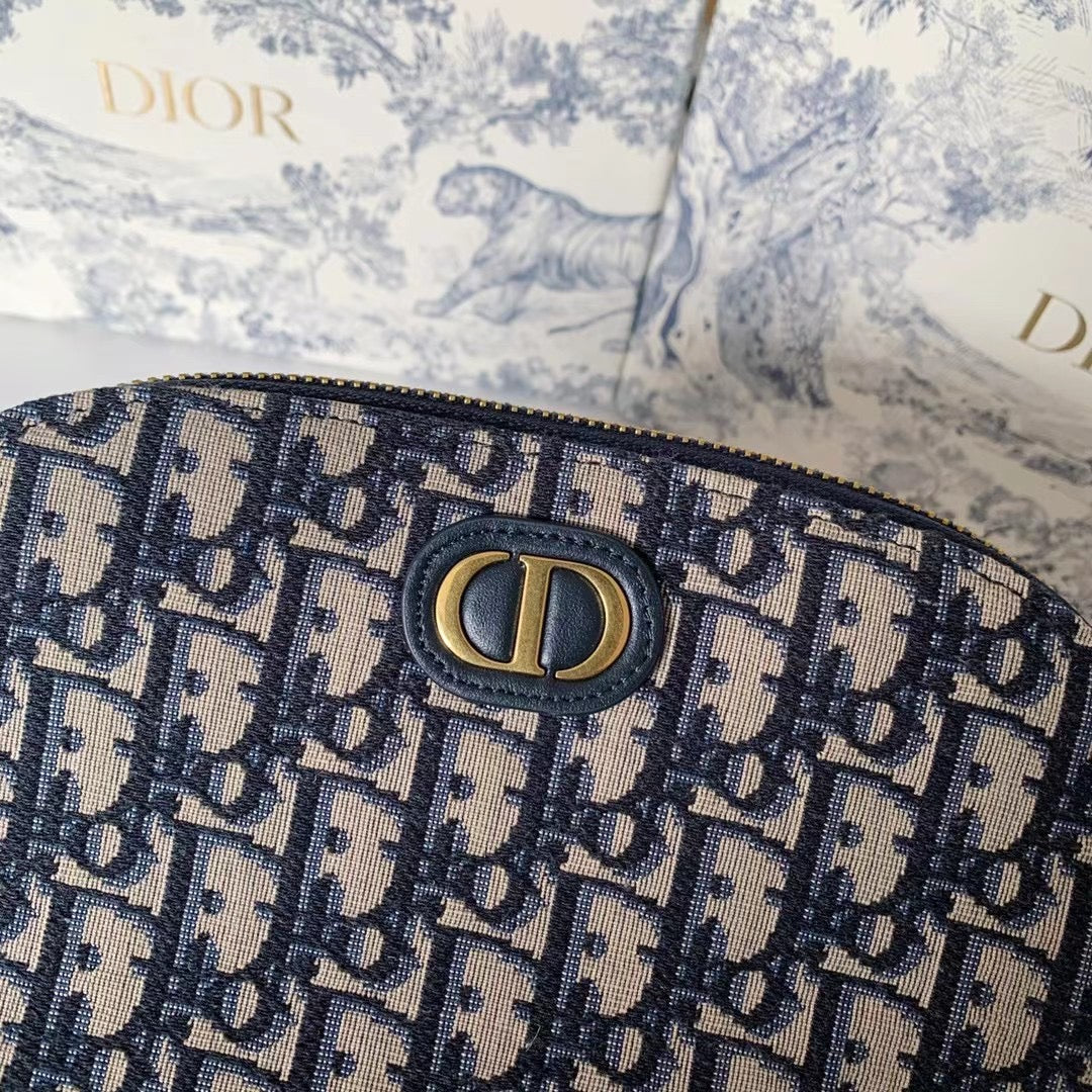 Dior 老花化妝包-大號