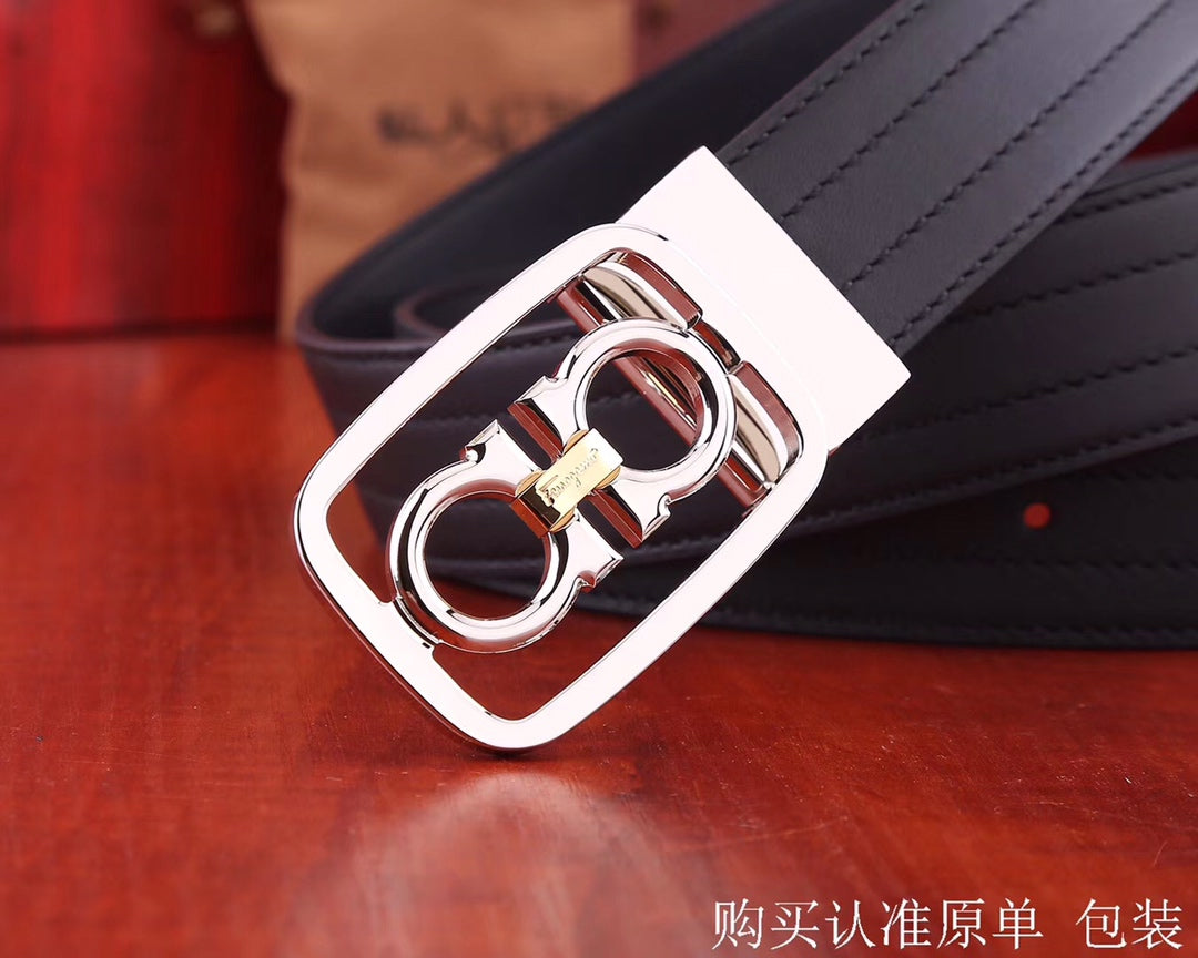 SF菲拉格-皮帶-3.4cm-男款