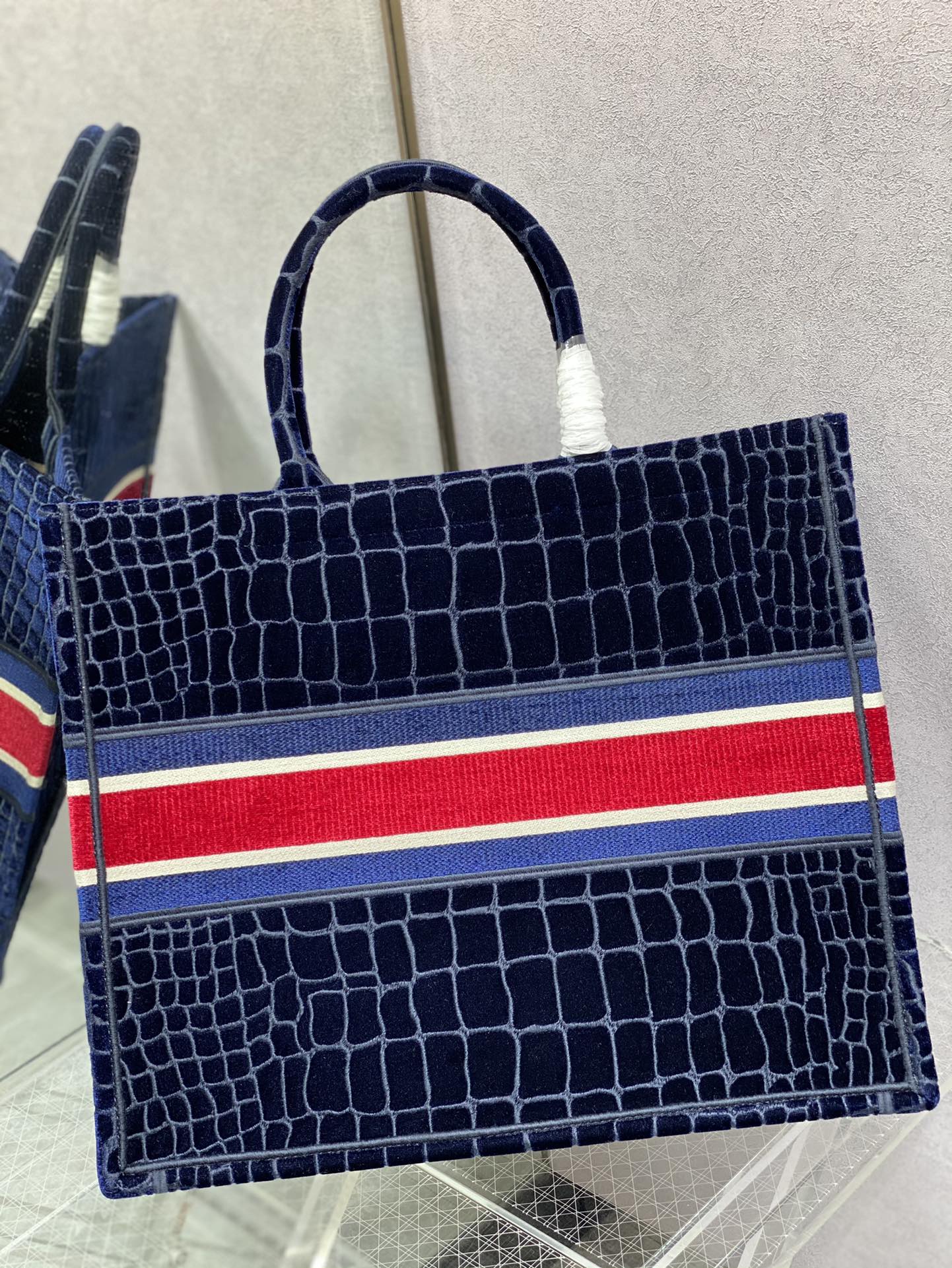 Dior Book Tote-大號41.5cm-鱷魚紋
