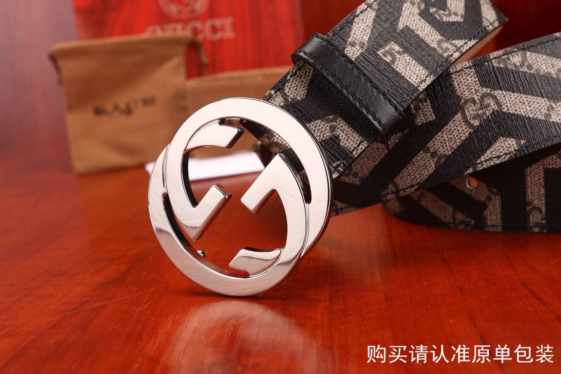 古G家-皮帶-3.8cm-男款