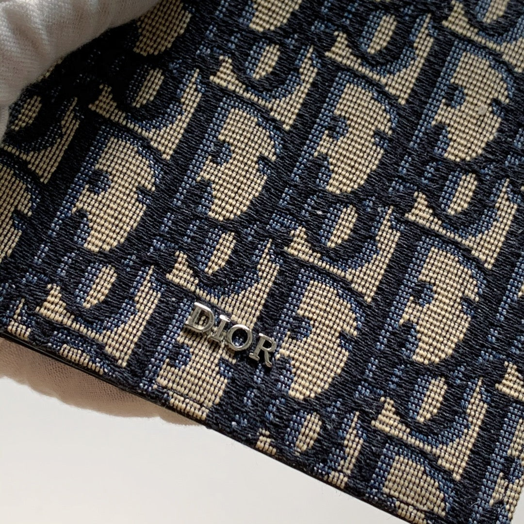 Dior 男款老花短夾
