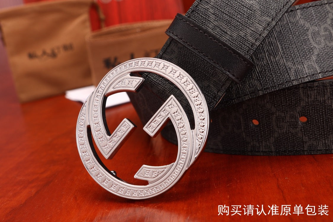 古G家-皮帶-3.8cm-男款