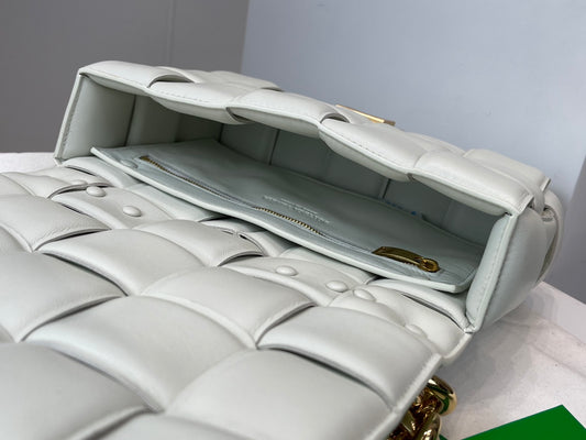 B編織-Cassette 編織包 鏈條方塊包 小羊皮 27x10x18cm