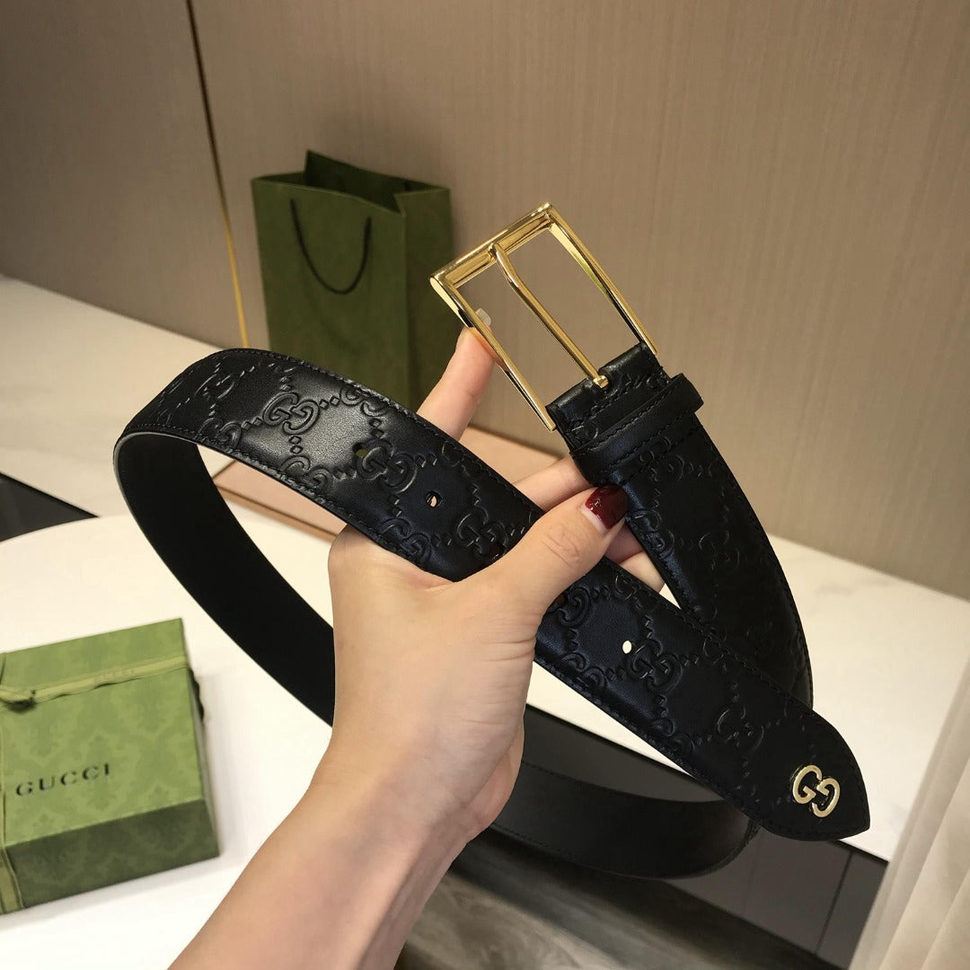 古G家-皮帶-4.0cm-男款