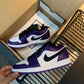 N1K-Air Jordan 1 Low 板鞋 休閒鞋 紫色
