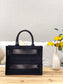 Dior Book Tote-小號36.5cm-黑色網格