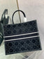 Dior Book Tote-大號41.5cm-秋冬絲絨菱格系列