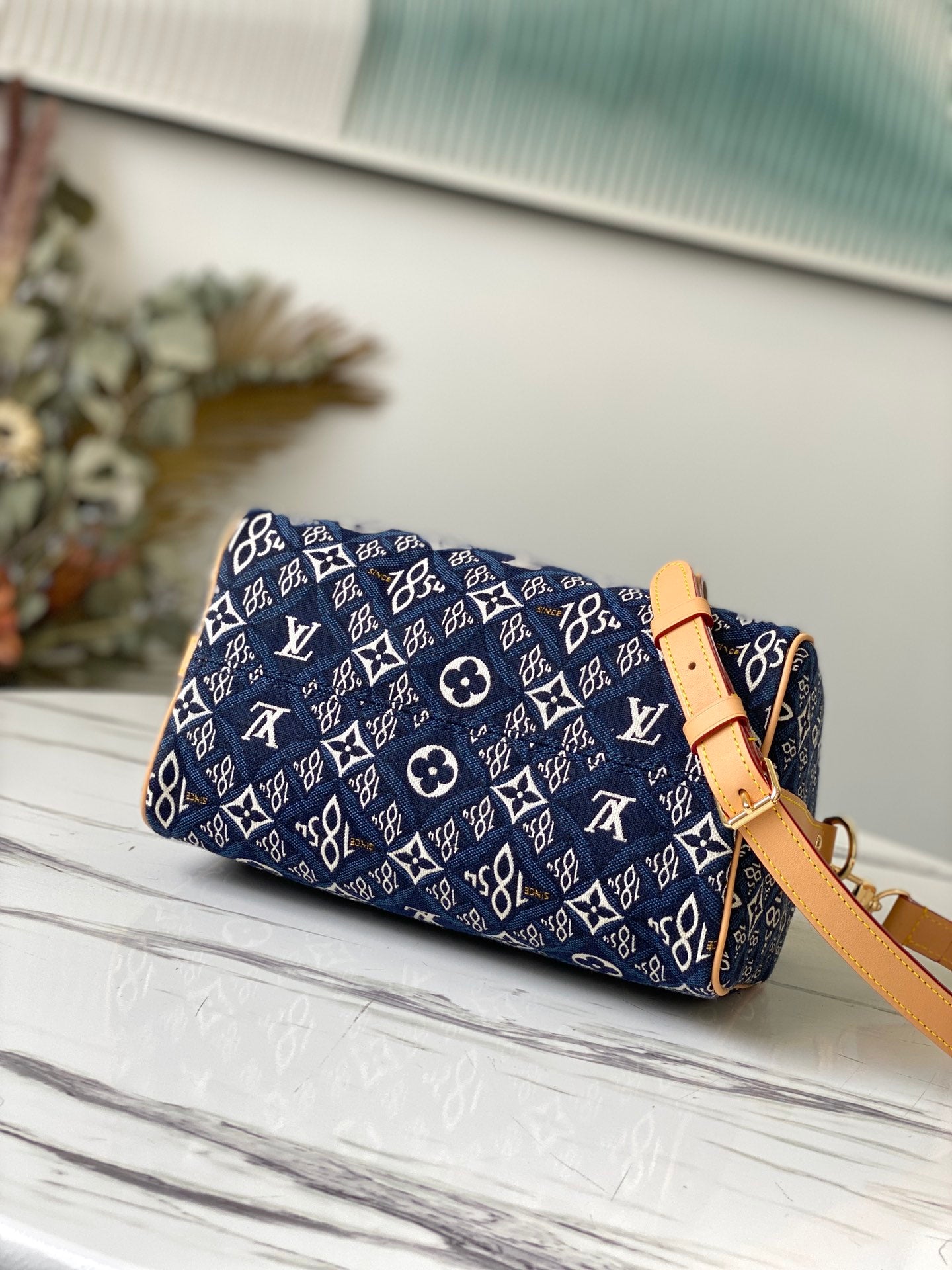 LV M57400 Speedy Bandoulière 25 手袋 Since 1854 提花織物