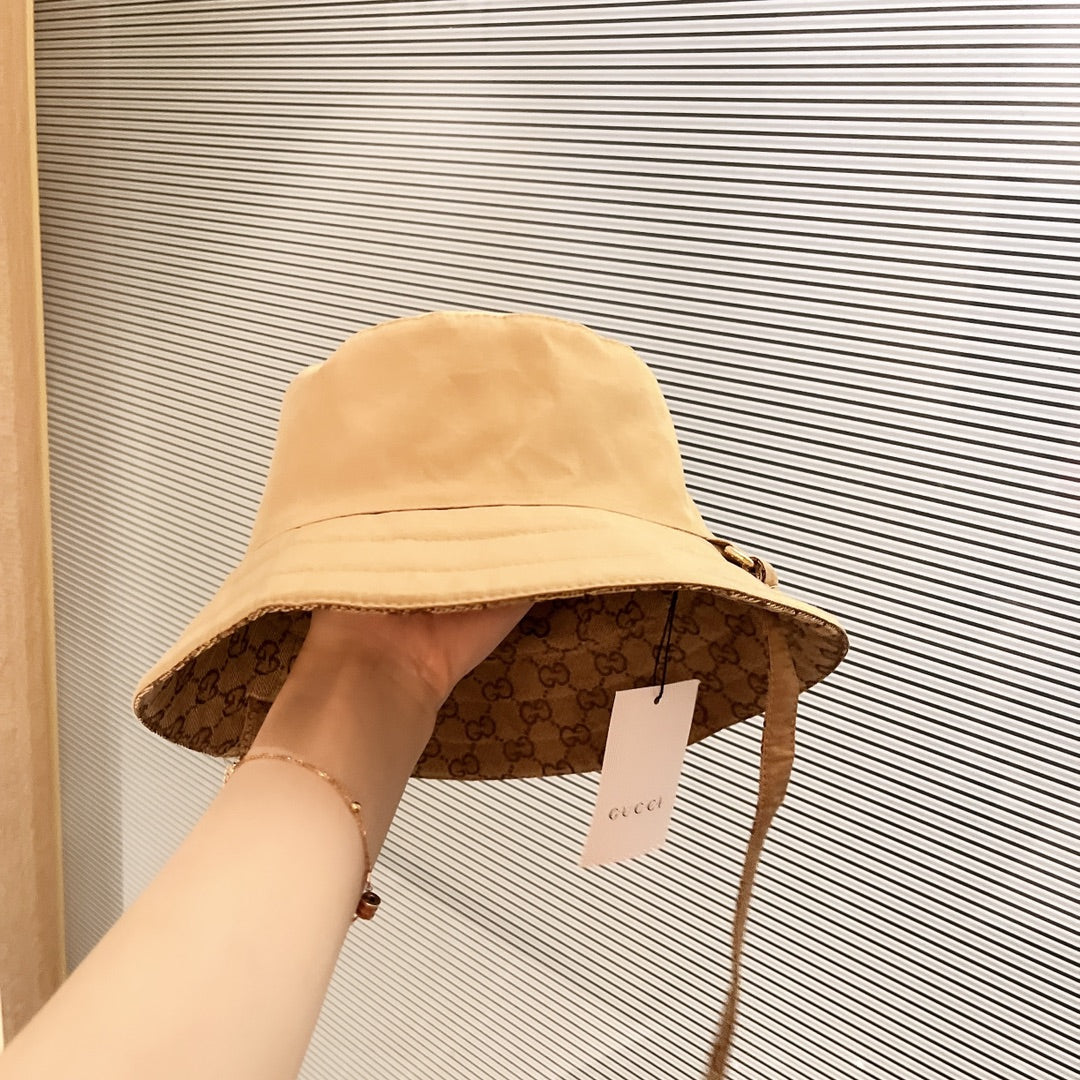 古G家-專櫃同步老花漁夫帽-雙面