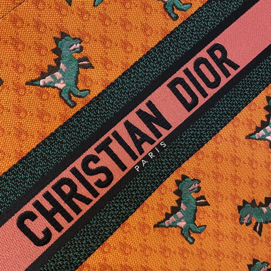 Dior Book Tote-大號41.5cm-小恐龍