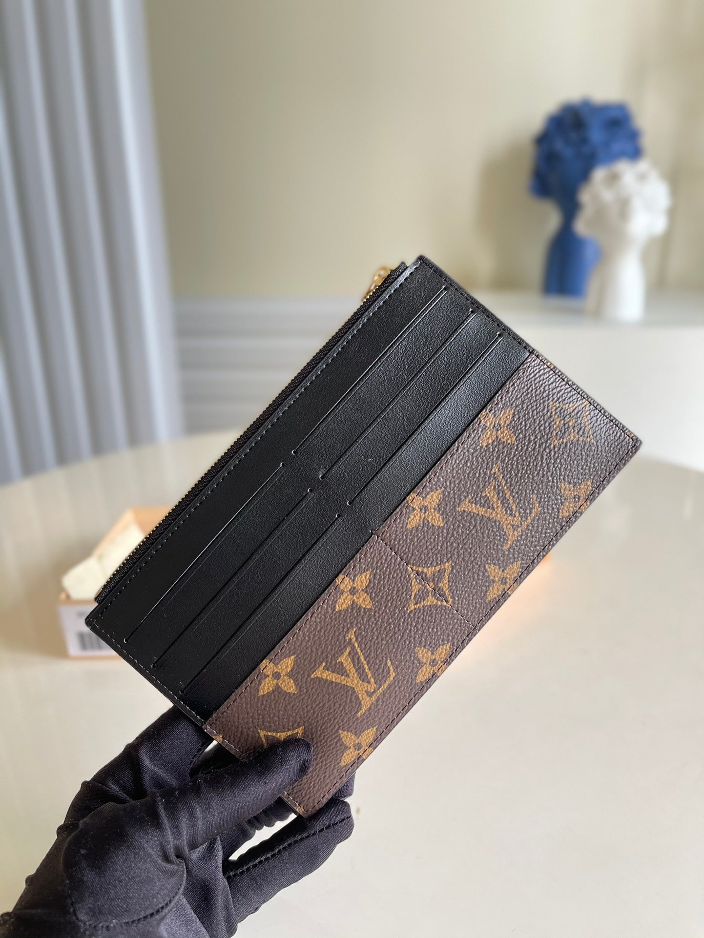 LV M80390老花 Slim Purse 手拿包