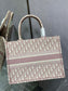 Dior Book Tote-小號36.5cm-粉色老花