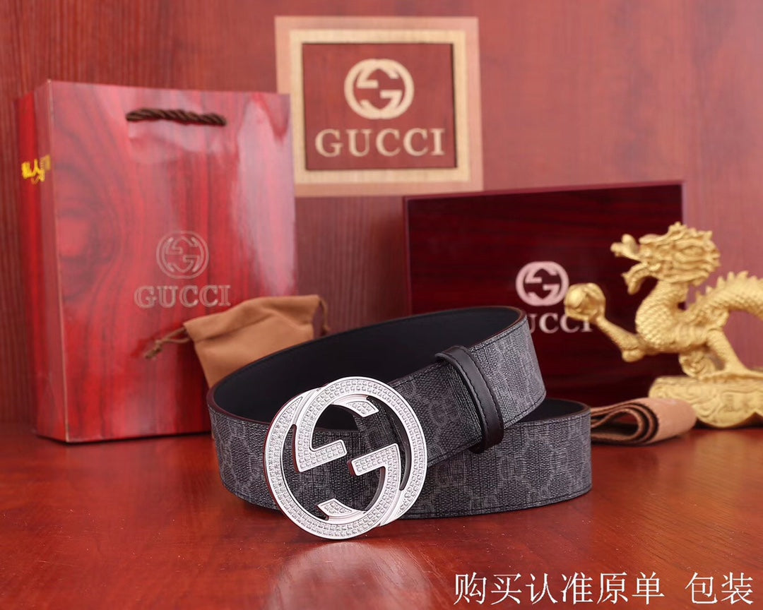 古G家-皮帶-3.8cm-男款