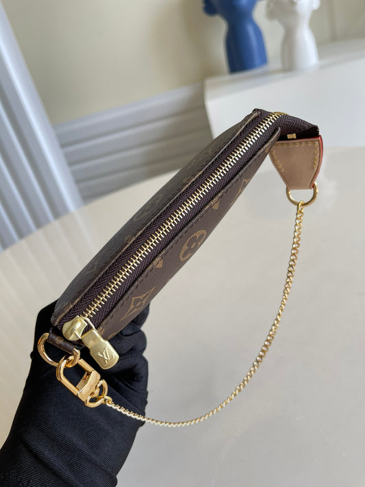 LV M58009老花 MINI POCHETTE ACCESSORIES 小手袋