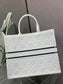 Dior Book Tote-大號41.5cm-秋冬絲絨菱格系列