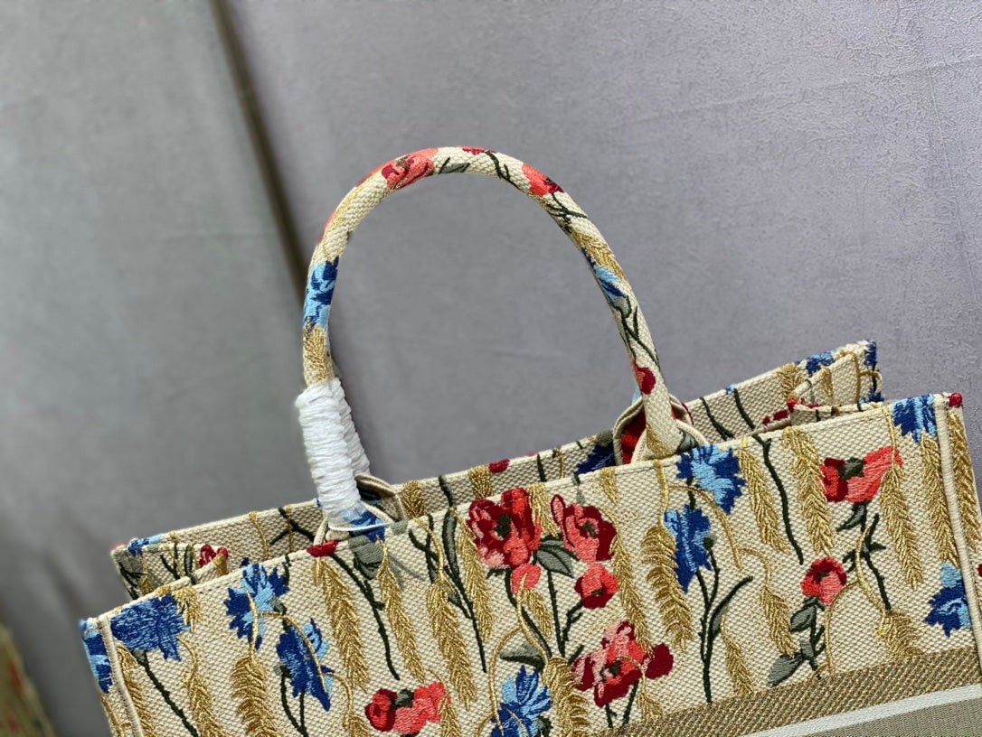 Dior Book Tote-大號41.5cm-新年限定花卉