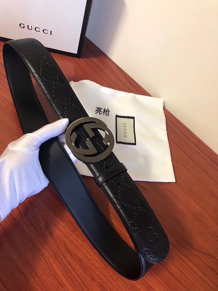 古G家-皮帶-4.0cm-男款