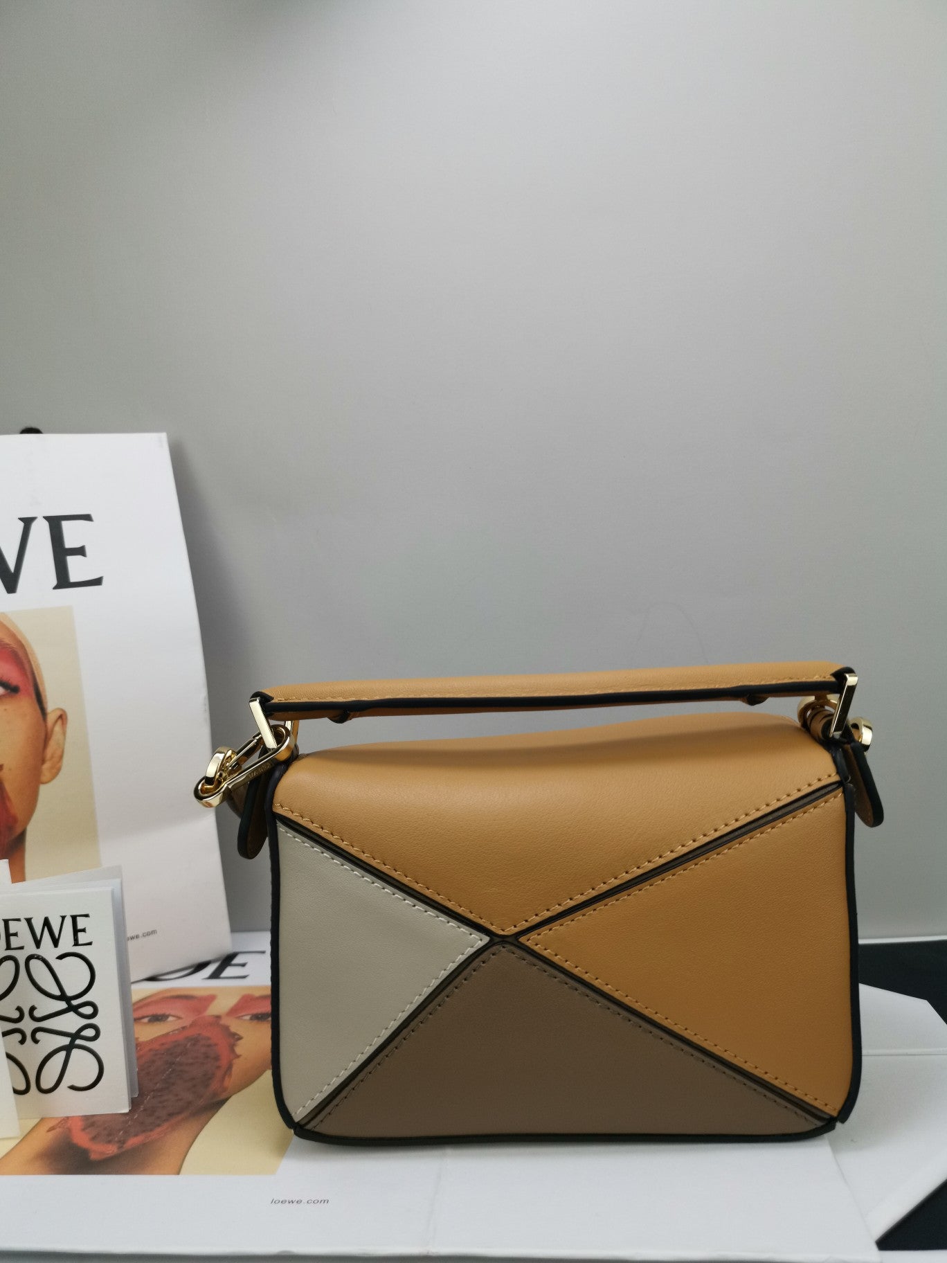 羅L威-Puzzle bag mini 小牛皮